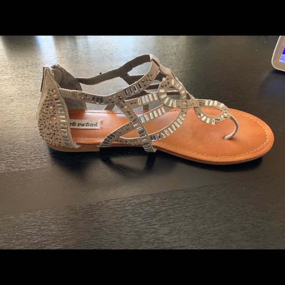 Sparkly Silver Sandals - Picture 7 of 7